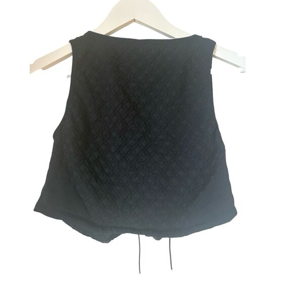 By Anthropologie NWOT Lace-Up Corset Top - Picture 9 of 10